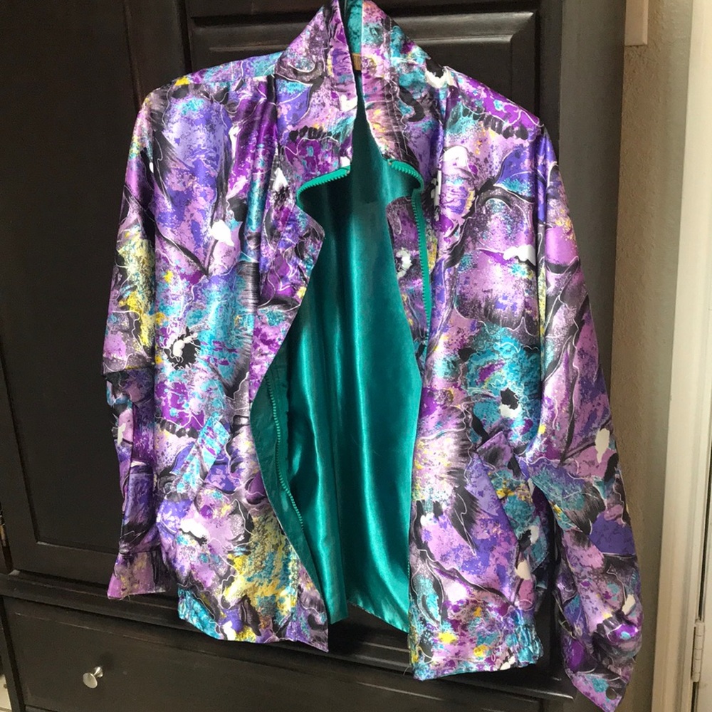 Vintage 80s reversible jacket